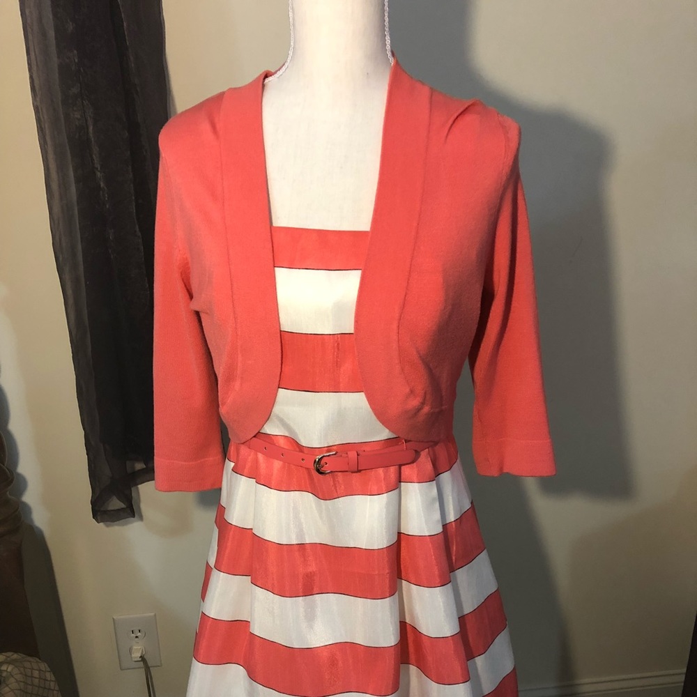 Jessica Howard Dress 8p with crinolin (Coral)